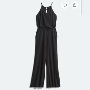 Elegant Black Lowrey Knit Jumpsuit